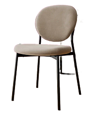 Стул DC-2230 (каркас черный тк.Капучино/ Velvet HLR-7) Стул DC-2230 (каркас черный тк.Капучино/ Velvet HLR-7)