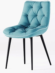 Стул DC-2109 (каркас черный тк.тиффани/ Velvet HLR-58) Стул DC-2109 (каркас черный тк.тиффани/ Velvet HLR-58)