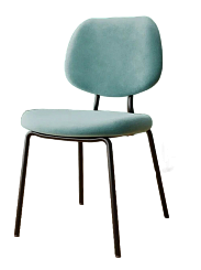 Стул DC-2308 (каркас черный тк.Капучино/ Velvet HLR-7) Стул DC-2308 (каркас черный тк.Капучино/ Velvet HLR-7)